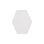 NLK03849 Modena Magnetic Base Wall Lamp LED 20cm Horizontal Hexagonal Sand White