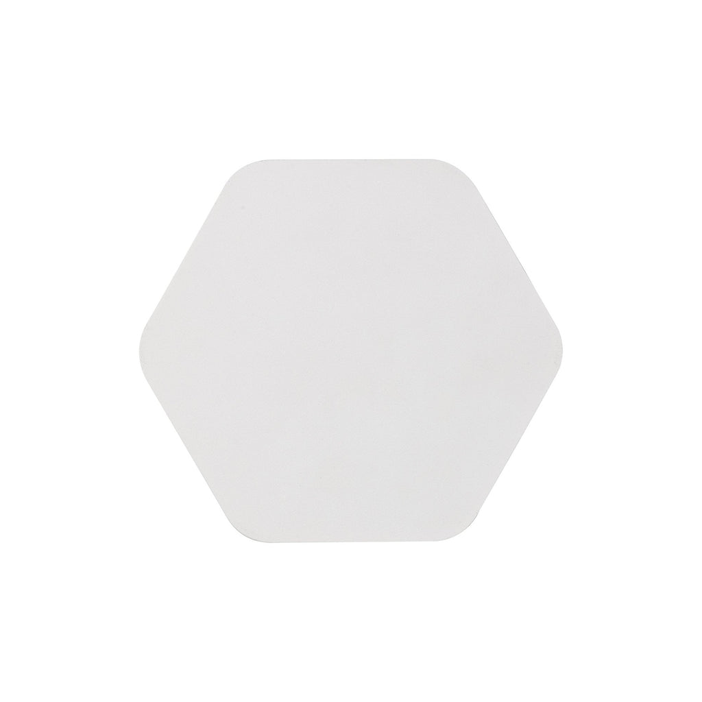 NLK03849 Modena Magnetic Base Wall Lamp LED 20cm Horizontal Hexagonal Sand White