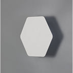 NLK03849 Modena Magnetic Base Wall Lamp LED 20cm Horizontal Hexagonal Sand White