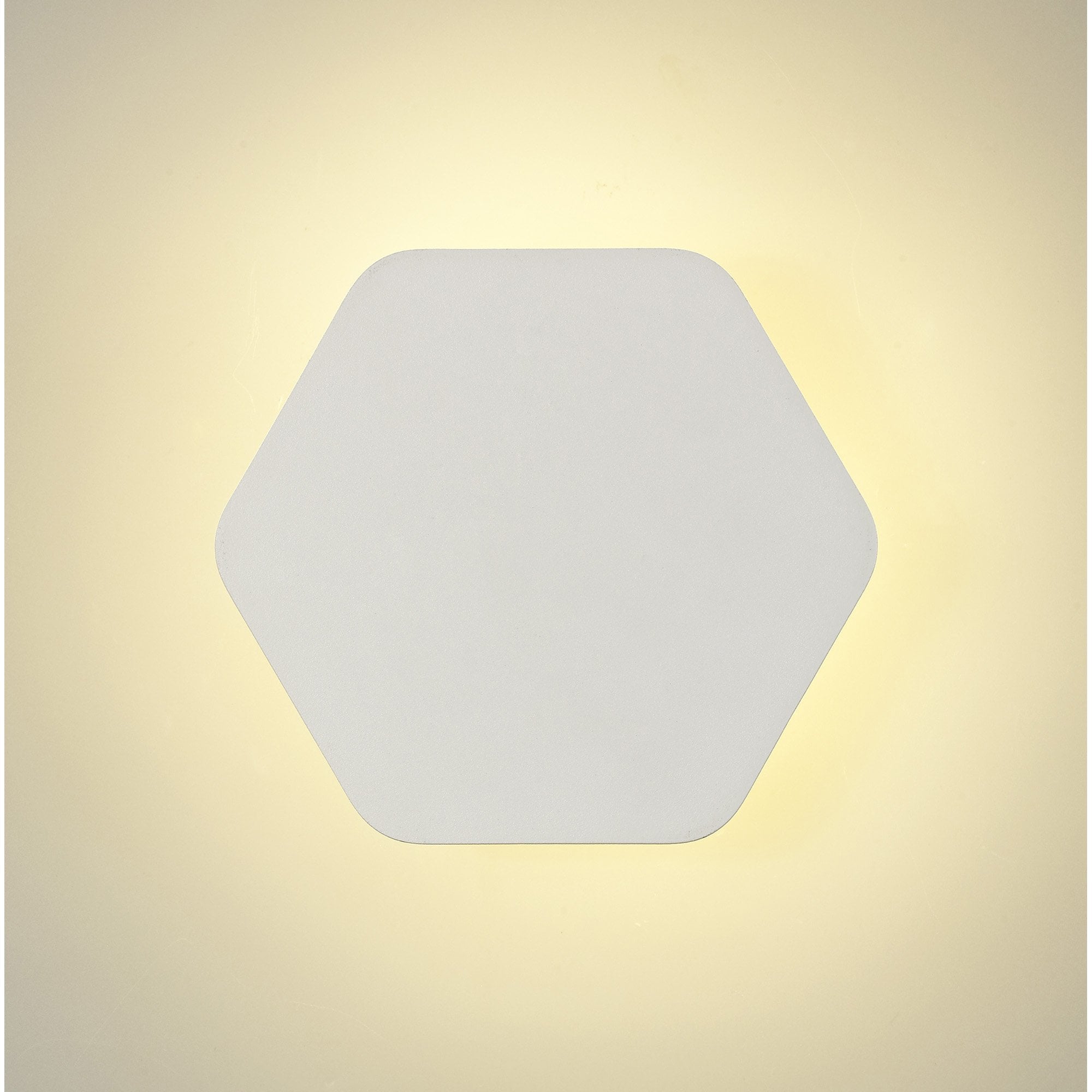 NLK03849 Modena Magnetic Base Wall Lamp LED 20cm Horizontal Hexagonal Sand White