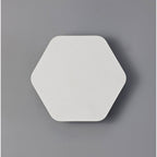 NLK03849 Modena Magnetic Base Wall Lamp LED 20cm Horizontal Hexagonal Sand White