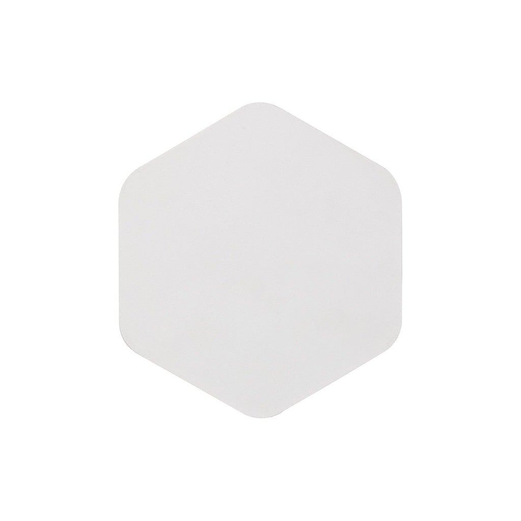NLK03859 Modena Magnetic Base Wall Lamp LED 20cm Vertical Hexagonal Sand White