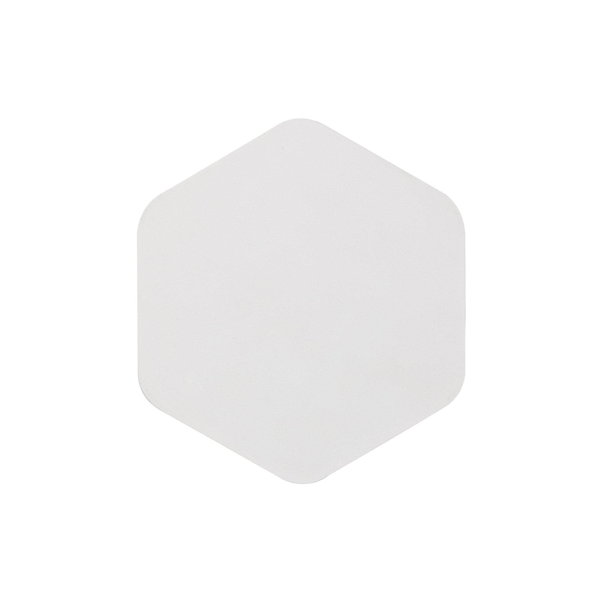 NLK03859 Modena Magnetic Base Wall Lamp LED 20cm Vertical Hexagonal Sand White