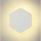 NLK03859 Modena Magnetic Base Wall Lamp LED 20cm Vertical Hexagonal Sand White