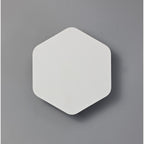 NLK03859 Modena Magnetic Base Wall Lamp LED 20cm Vertical Hexagonal Sand White