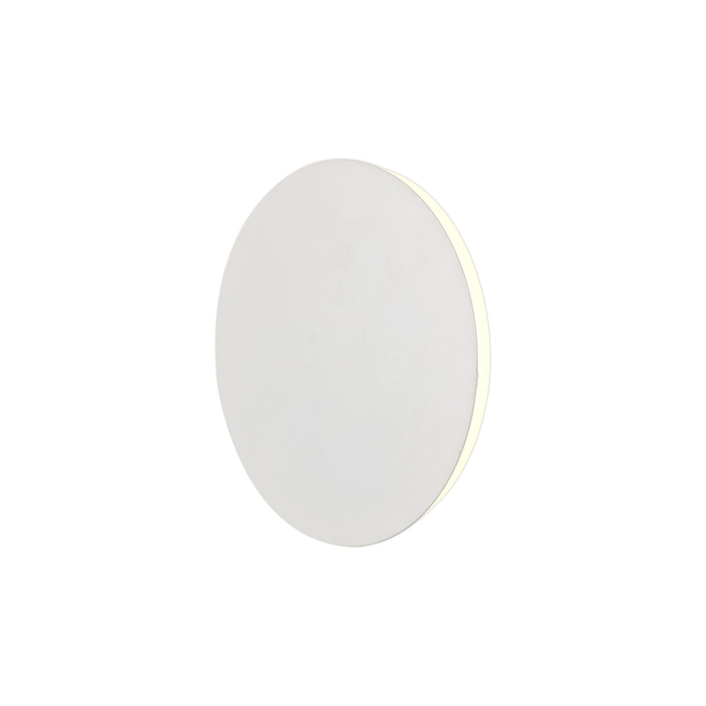 NLK03869 Modena Magnetic Base Wall Lamp LED 20/19cm Round Centre Sand White/Acrylic Frosted Diffuser