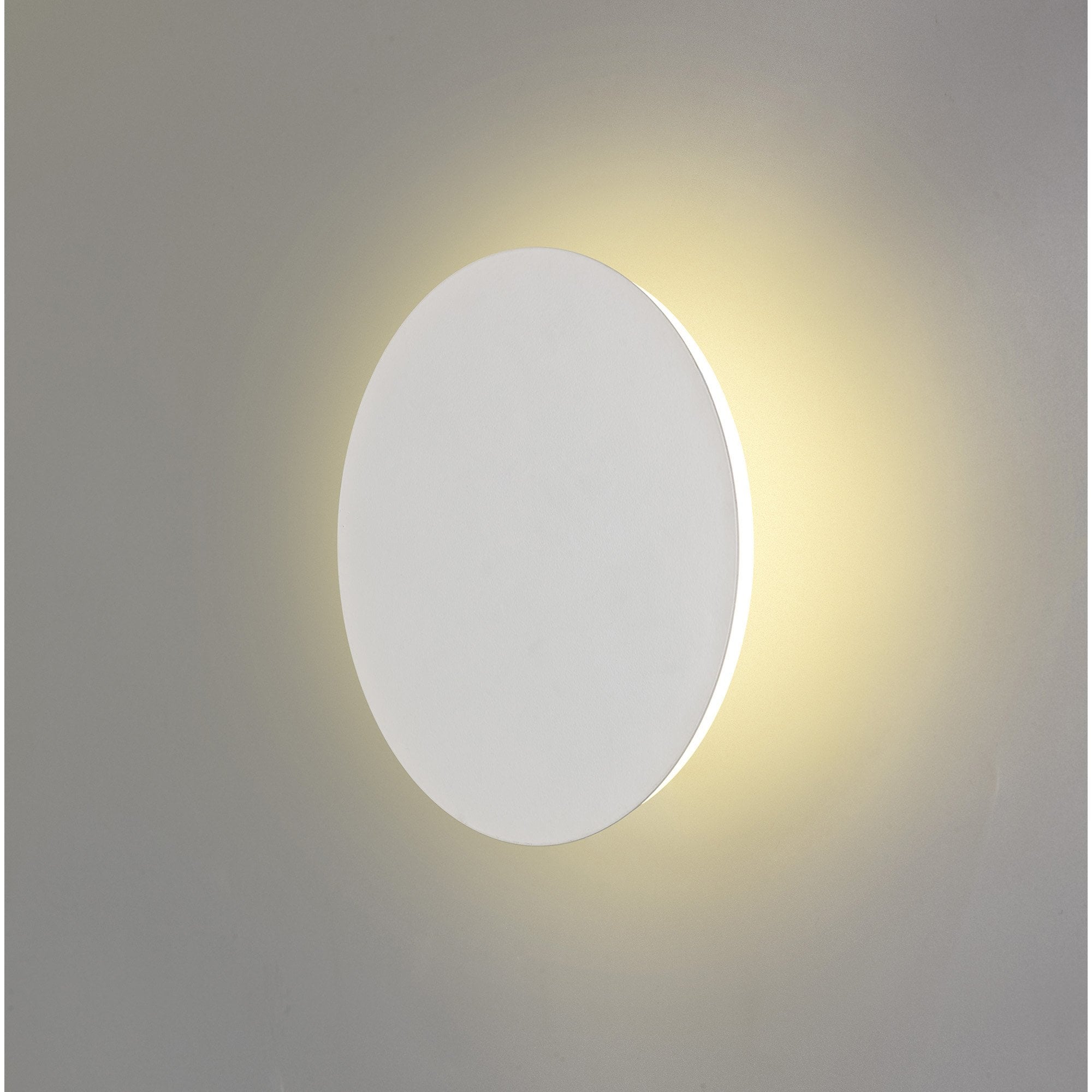 NLK03869 Modena Magnetic Base Wall Lamp LED 20/19cm Round Centre Sand White/Acrylic Frosted Diffuser