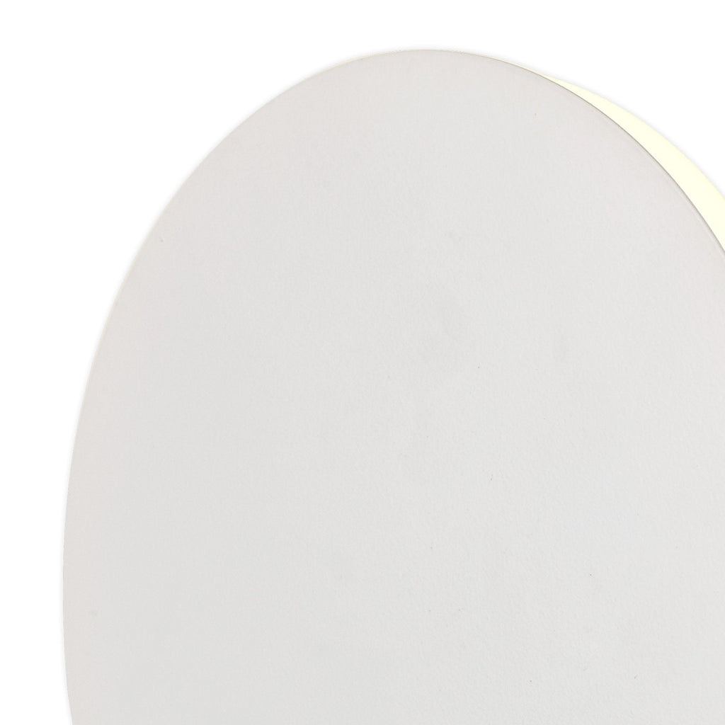 NLK03869 Modena Magnetic Base Wall Lamp LED 20/19cm Round Centre Sand White/Acrylic Frosted Diffuser