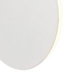 NLK03869 Modena Magnetic Base Wall Lamp LED 20/19cm Round Centre Sand White/Acrylic Frosted Diffuser