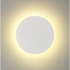 NLK03869 Modena Magnetic Base Wall Lamp LED 20/19cm Round Centre Sand White/Acrylic Frosted Diffuser