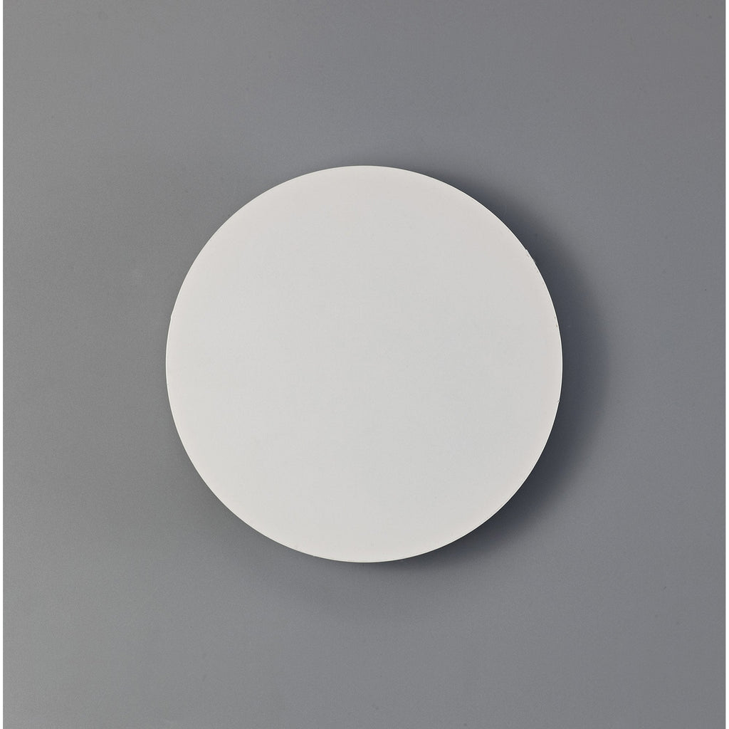 NLK03869 Modena Magnetic Base Wall Lamp LED 20/19cm Round Centre Sand White/Acrylic Frosted Diffuser