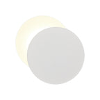 NLK03879 Modena Magnetic Base Wall Lamp LED 20/19cm Round Right Offset Sand White/Acrylic Frosted Diffuser