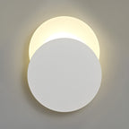 NLK03889 Modena Magnetic Base Wall Lamp LED 20/19cm Round Bottom Offset Sand White/Acrylic Frosted Diffuser