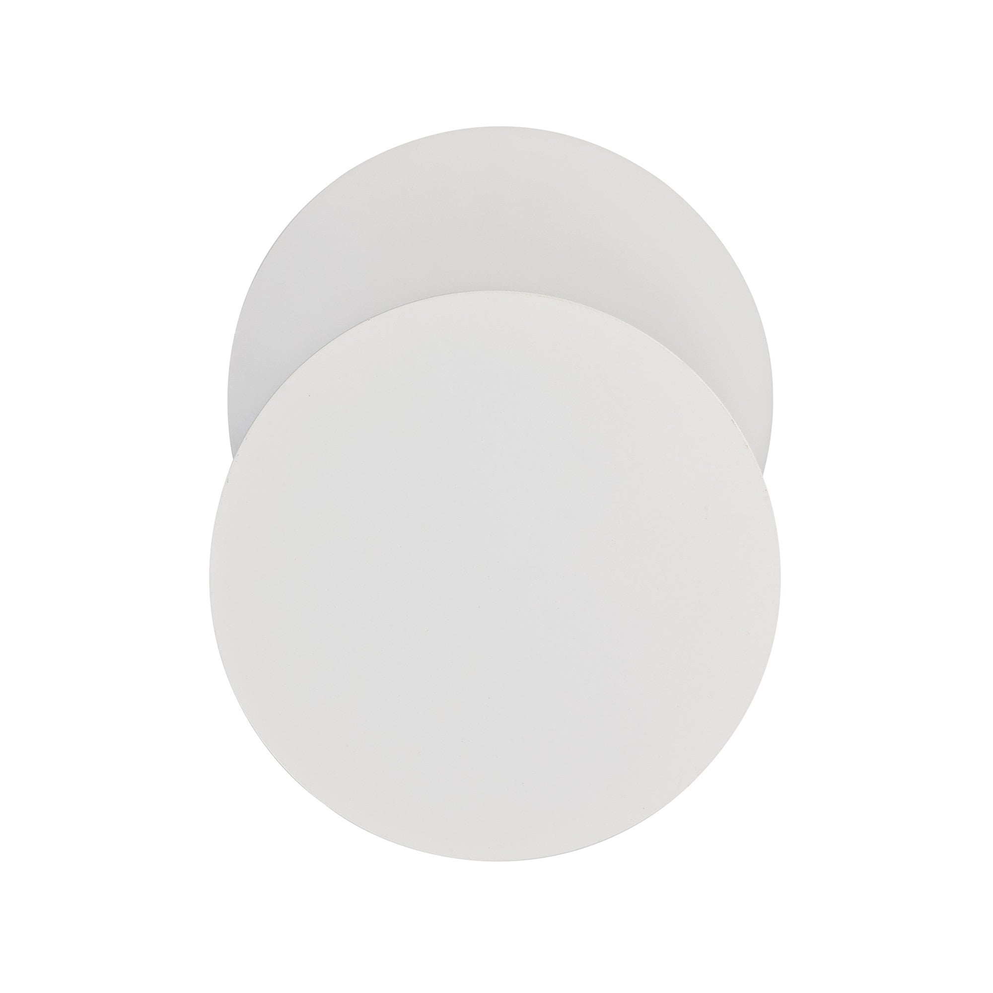 NLK03889 Modena Magnetic Base Wall Lamp LED 20/19cm Round Bottom Offset Sand White/Acrylic Frosted Diffuser