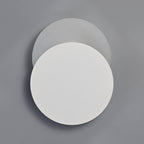 NLK03889 Modena Magnetic Base Wall Lamp LED 20/19cm Round Bottom Offset Sand White/Acrylic Frosted Diffuser