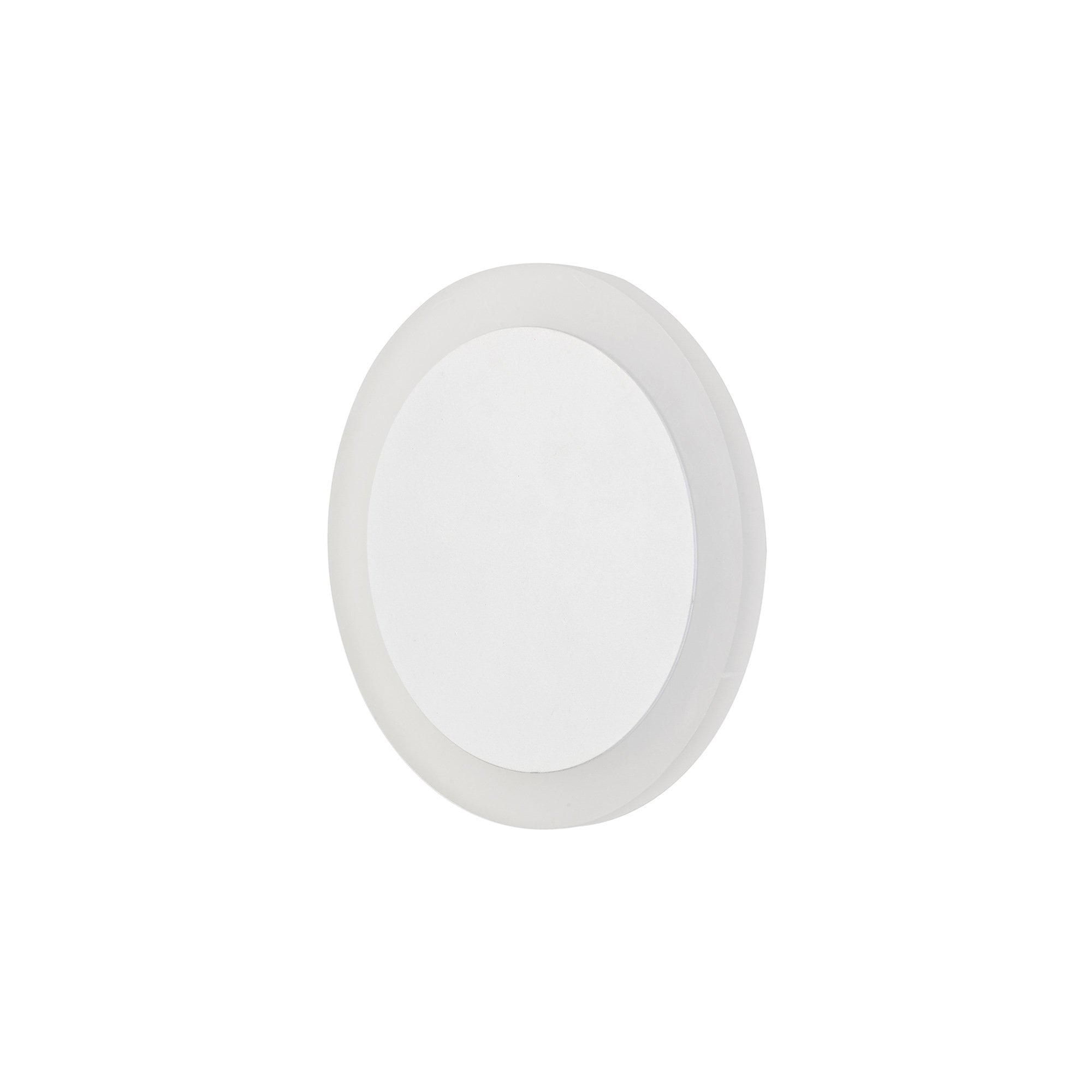 NLK03899 Modena Magnetic Base Wall Lamp LED 15/19cm Round Centre Sand White/Acrylic Frosted Diffuser