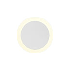 NLK03899 Modena Magnetic Base Wall Lamp LED 15/19cm Round Centre Sand White/Acrylic Frosted Diffuser