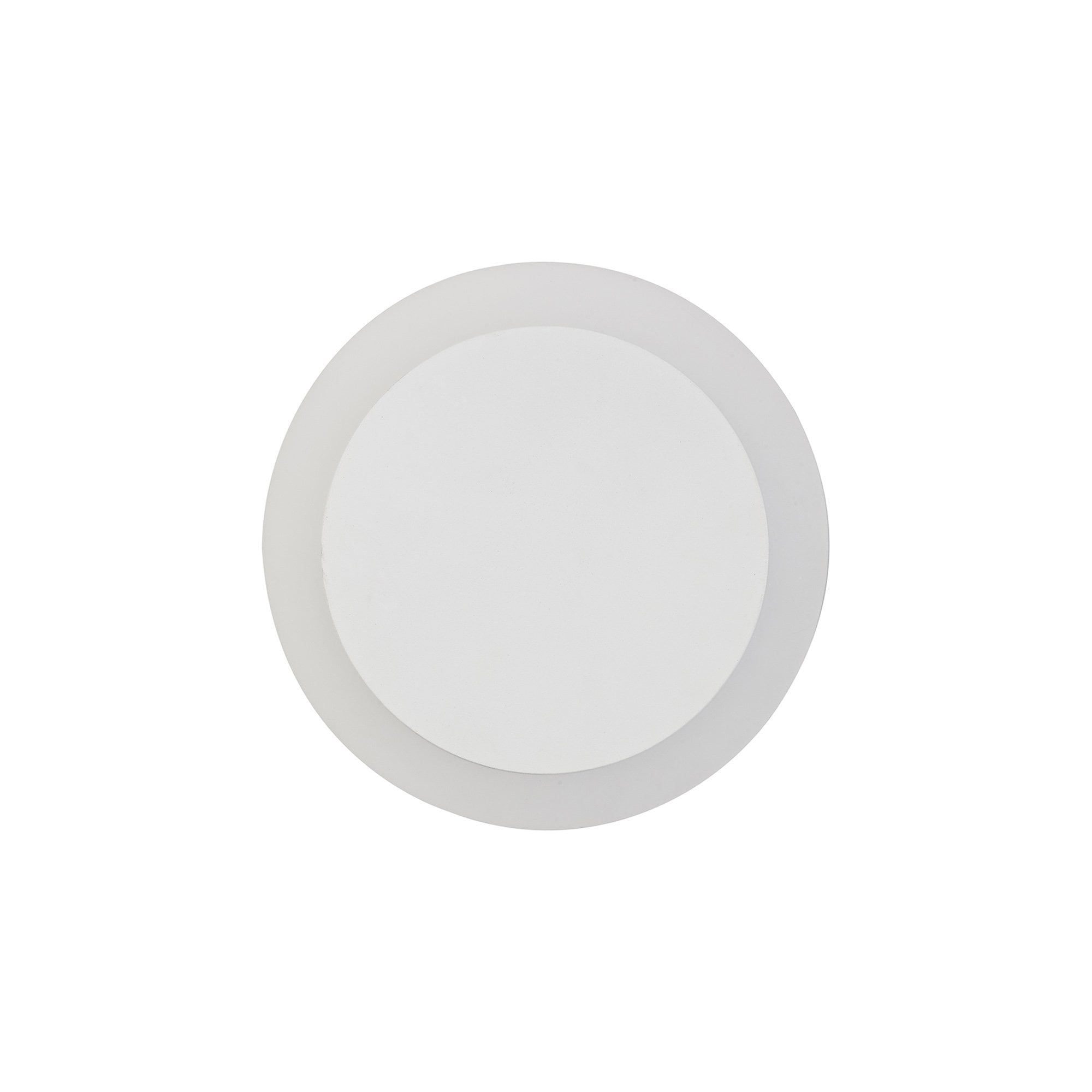NLK03899 Modena Magnetic Base Wall Lamp LED 15/19cm Round Centre Sand White/Acrylic Frosted Diffuser