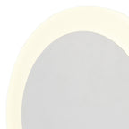 NLK03899 Modena Magnetic Base Wall Lamp LED 15/19cm Round Centre Sand White/Acrylic Frosted Diffuser