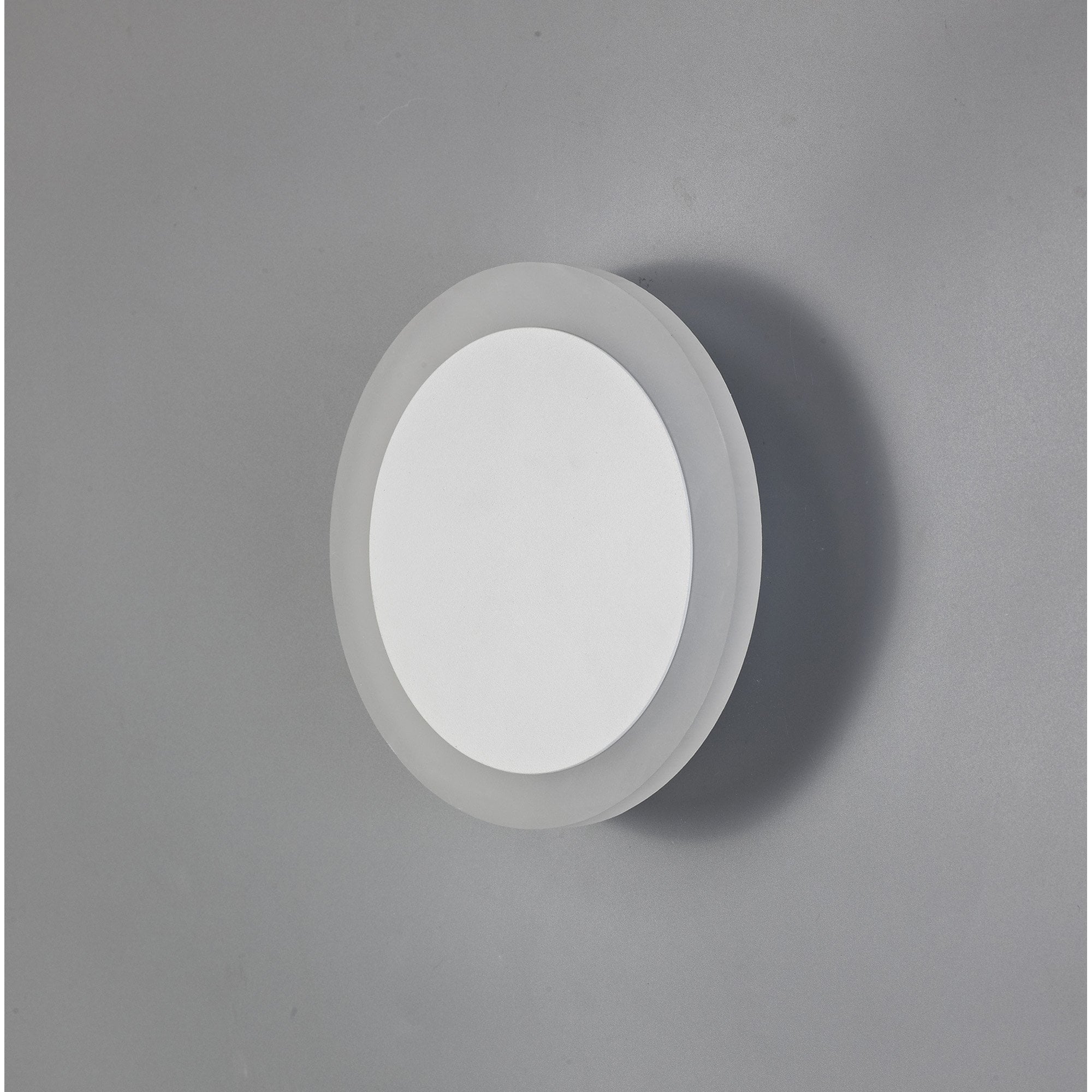 NLK03899 Modena Magnetic Base Wall Lamp LED 15/19cm Round Centre Sand White/Acrylic Frosted Diffuser