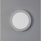 NLK03899 Modena Magnetic Base Wall Lamp LED 15/19cm Round Centre Sand White/Acrylic Frosted Diffuser