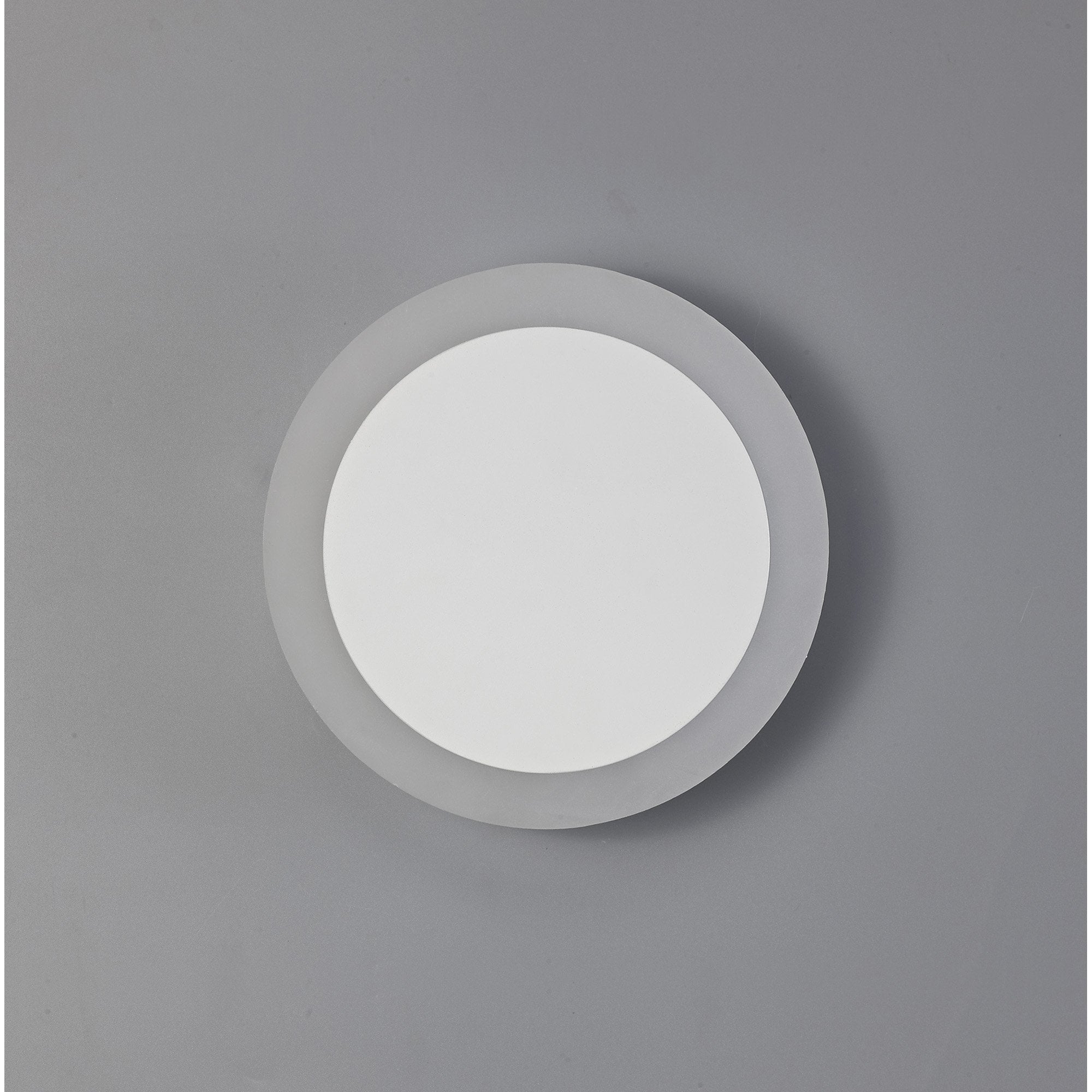 NLK03899 Modena Magnetic Base Wall Lamp LED 15/19cm Round Centre Sand White/Acrylic Frosted Diffuser