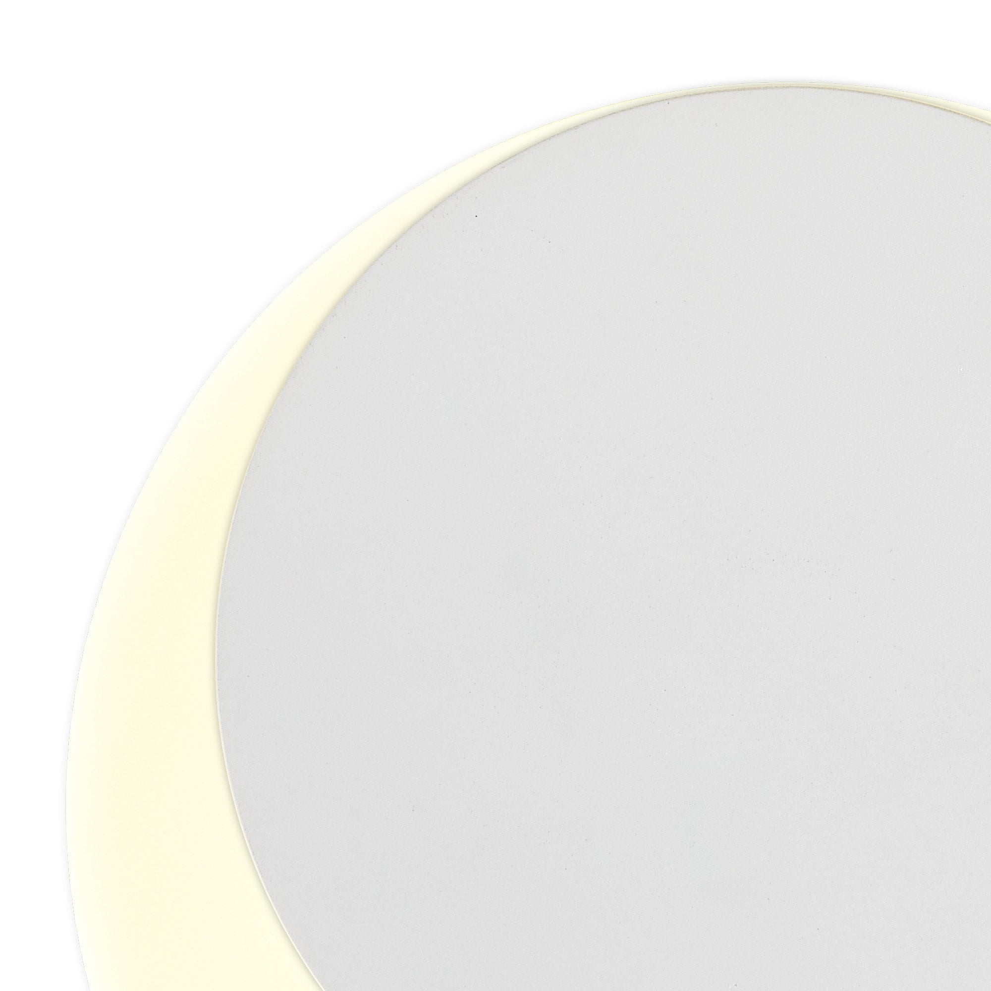 NLK03909 Modena Magnetic Base Wall Lamp LED 15/19cm Round Top Offset Sand White/Acrylic Frosted Diffuser