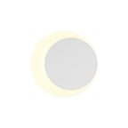 NLK03919 Modena Magnetic Base Wall Lamp LED 15/19cm Round Right Offset Sand White/Acrylic Frosted Diffuser
