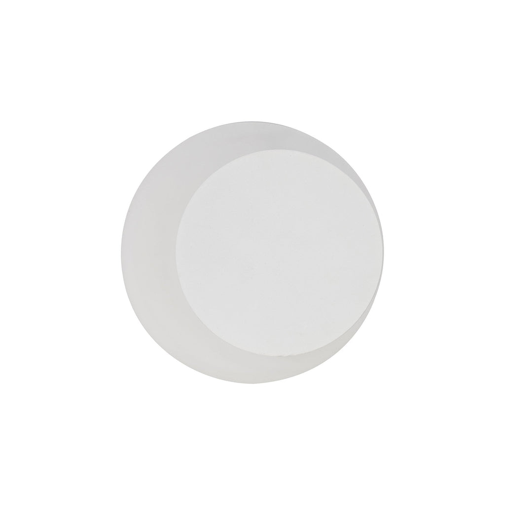 NLK03919 Modena Magnetic Base Wall Lamp LED 15/19cm Round Right Offset Sand White/Acrylic Frosted Diffuser
