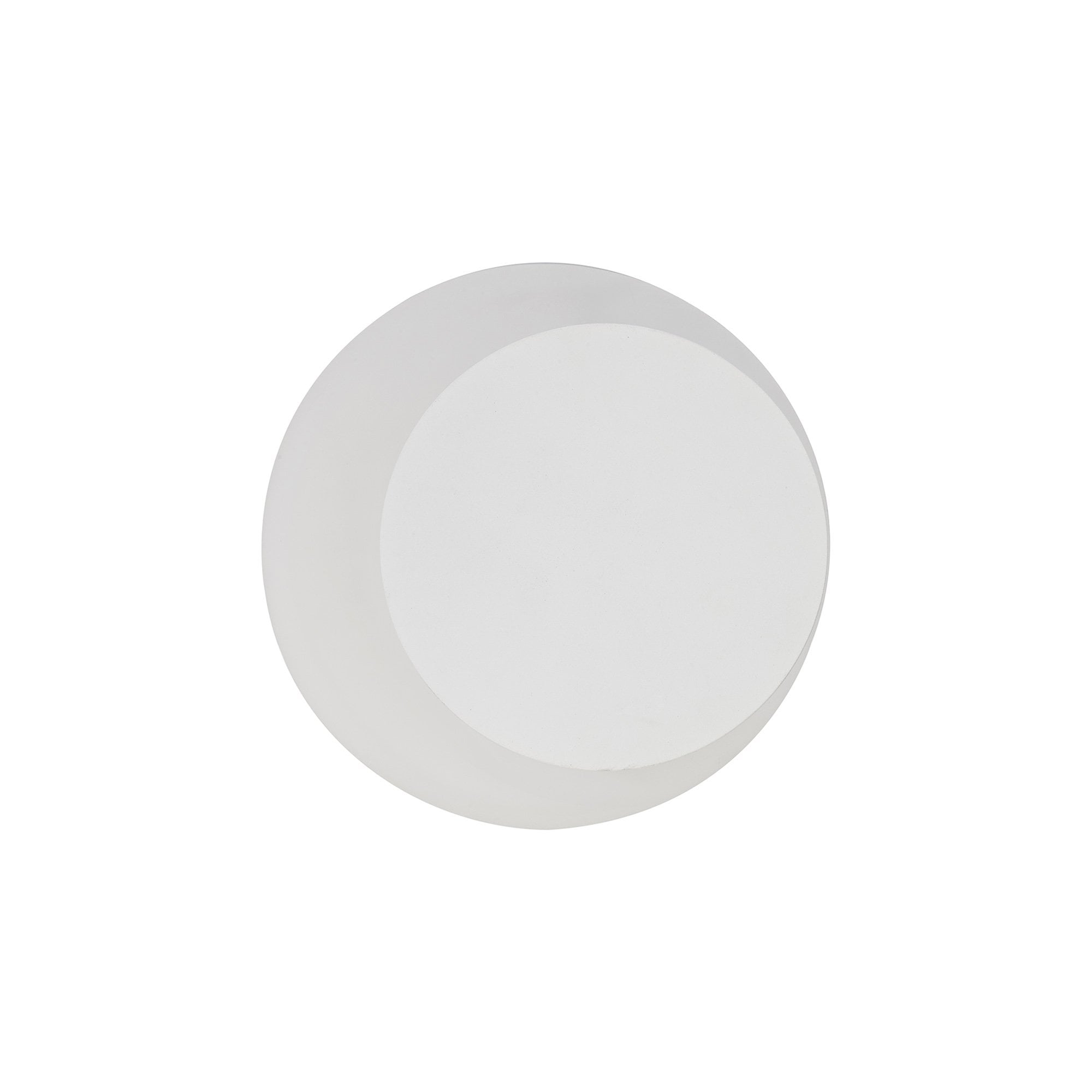NLK03919 Modena Magnetic Base Wall Lamp LED 15/19cm Round Right Offset Sand White/Acrylic Frosted Diffuser