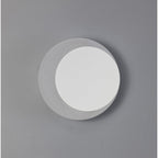 NLK03919 Modena Magnetic Base Wall Lamp LED 15/19cm Round Right Offset Sand White/Acrylic Frosted Diffuser
