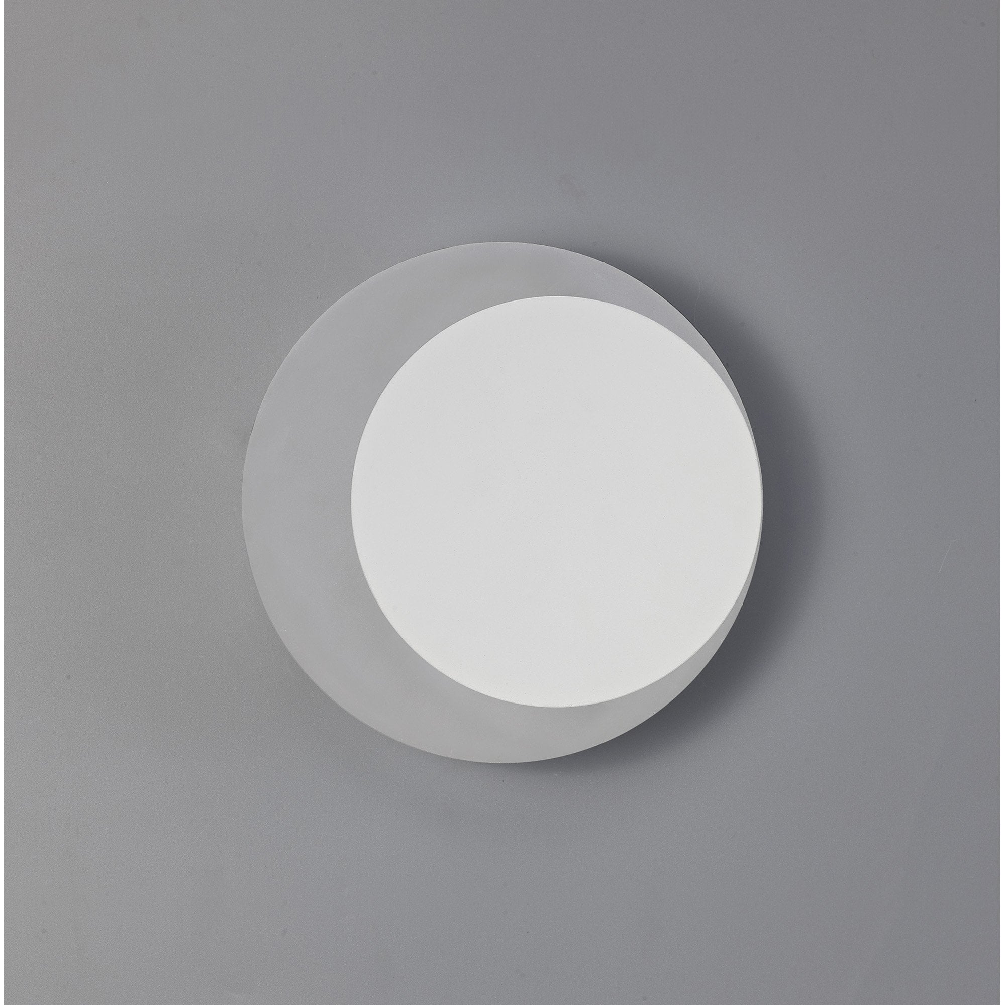 NLK03919 Modena Magnetic Base Wall Lamp LED 15/19cm Round Right Offset Sand White/Acrylic Frosted Diffuser