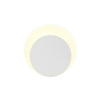 NLK03929 Modena Magnetic Base Wall Lamp LED 15/19cm Round Bottom Offset Sand White/Acrylic Frosted Diffuser