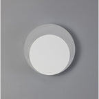 NLK03929 Modena Magnetic Base Wall Lamp LED 15/19cm Round Bottom Offset Sand White/Acrylic Frosted Diffuser