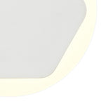 NLK03939 Modena Magnetic Base Wall Lamp LED 15/19cm Horizontal Hexagonal Centre Sand White/Round Acrylic Frosted Diffuser