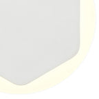 NLK03949 Modena Magnetic Base Wall Lamp LED 15/19cm Vertical Hexagonal Centre Sand White/Round Acrylic Frosted Diffuser
