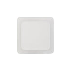 NLK03959 Modena Magnetic Base Wall Lamp LED 15/19cm Square Centre Sand White/Acrylic Frosted Diffuser