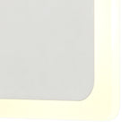 NLK03959 Modena Magnetic Base Wall Lamp LED 15/19cm Square Centre Sand White/Acrylic Frosted Diffuser