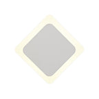 NLK03969 Modena Magnetic Base Wall Lamp LED 15/19cm Diamond Centre Sand White/Acrylic Frosted Diffuser