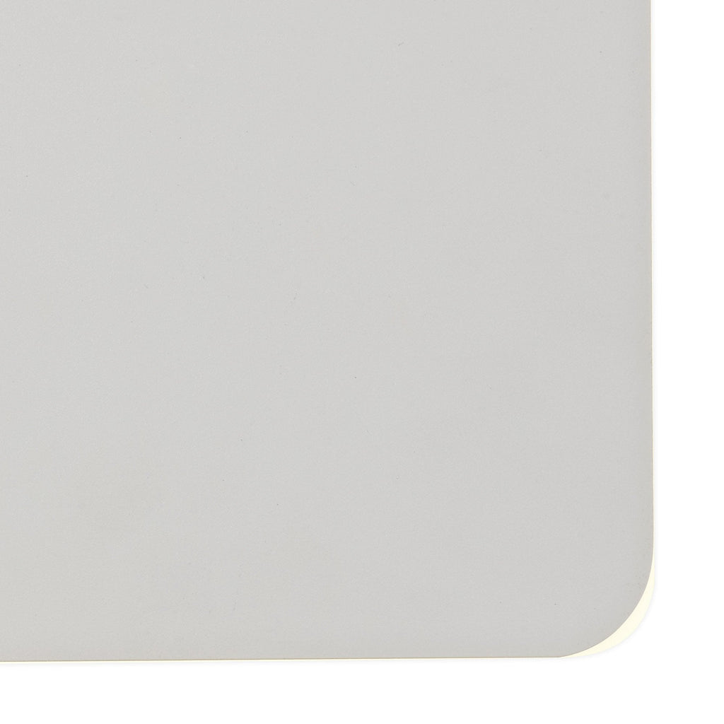NLK03979 Modena Magnetic Base Wall Lamp LED 15/19cm Square Right Offset Sand White/Acrylic Frosted Diffuser
