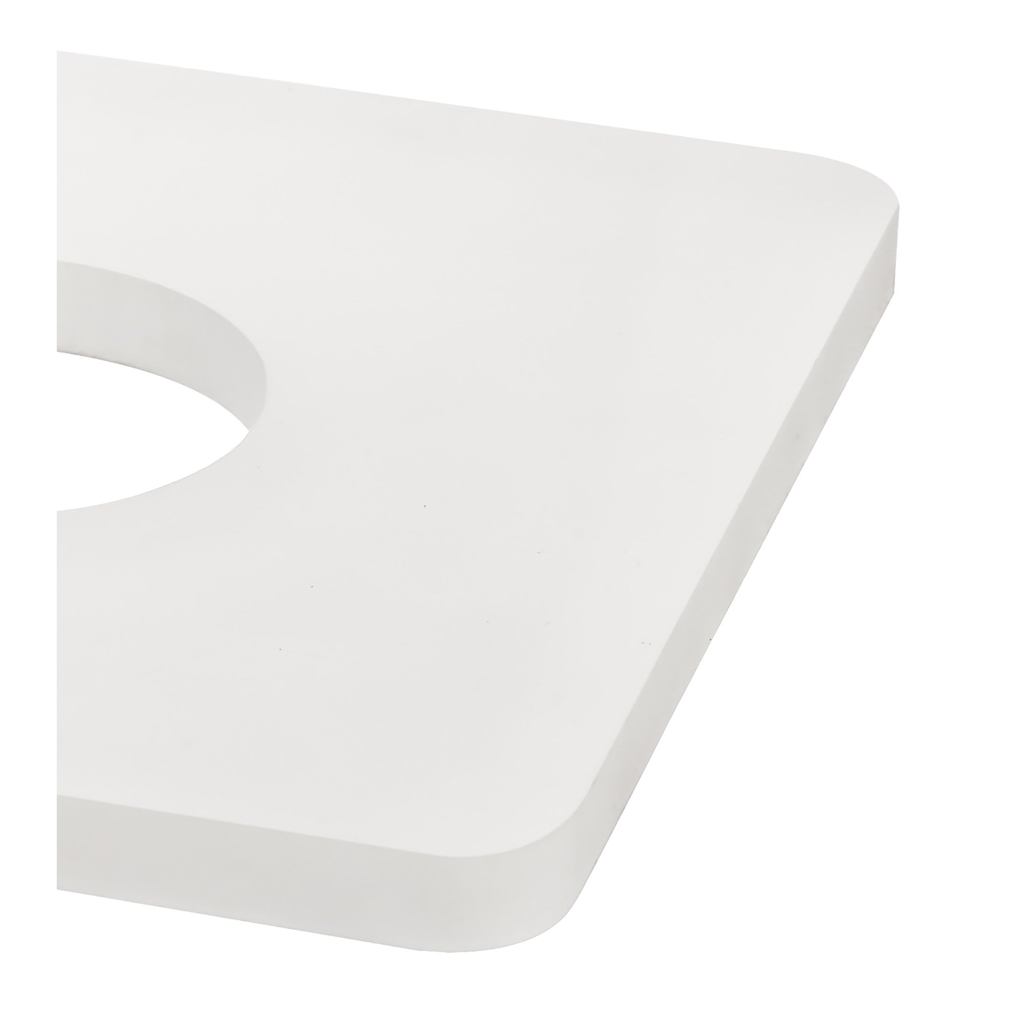 NLK03979 Modena Magnetic Base Wall Lamp LED 15/19cm Square Right Offset Sand White/Acrylic Frosted Diffuser