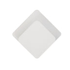 NLK03989 Modena Magnetic Base Wall Lamp LED 15/19cm Diamond Bottom Offset Sand White/Acrylic Frosted Diffuser