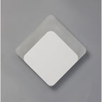 NLK03989 Modena Magnetic Base Wall Lamp LED 15/19cm Diamond Bottom Offset Sand White/Acrylic Frosted Diffuser