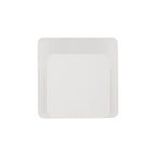 NLK03999 Modena Magnetic Base Wall Lamp LED 15/19cm Square Bottom Offset Sand White/Acrylic Frosted Diffuser