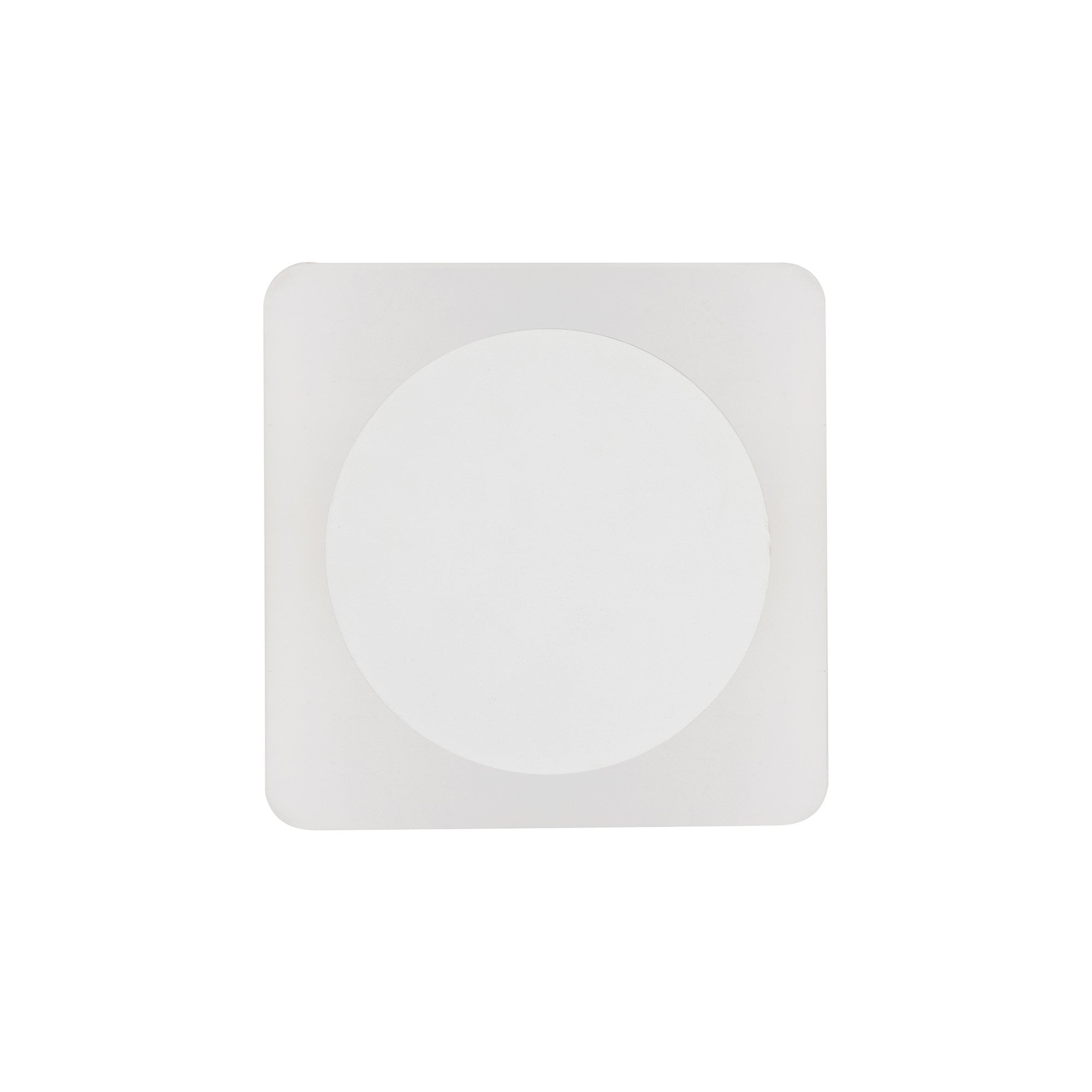 NLK04009 Modena Magnetic Base Wall Lamp LED 15cm Round 19cm Square Centre Sand White/Acrylic Frosted Diffuser