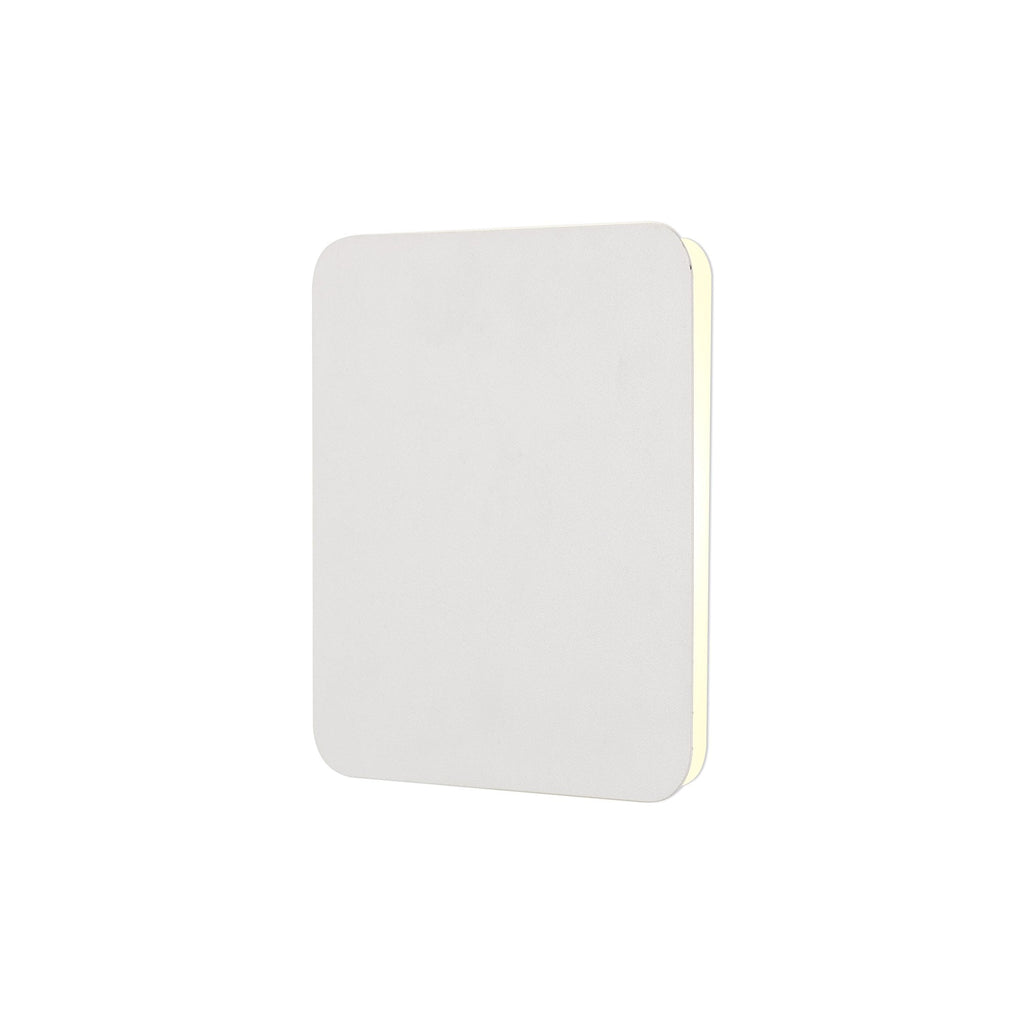 NLK04039 Modena Magnetic Base Wall Lamp LED 20/19cm Square Centre Sand White/Acrylic Frosted Diffuser