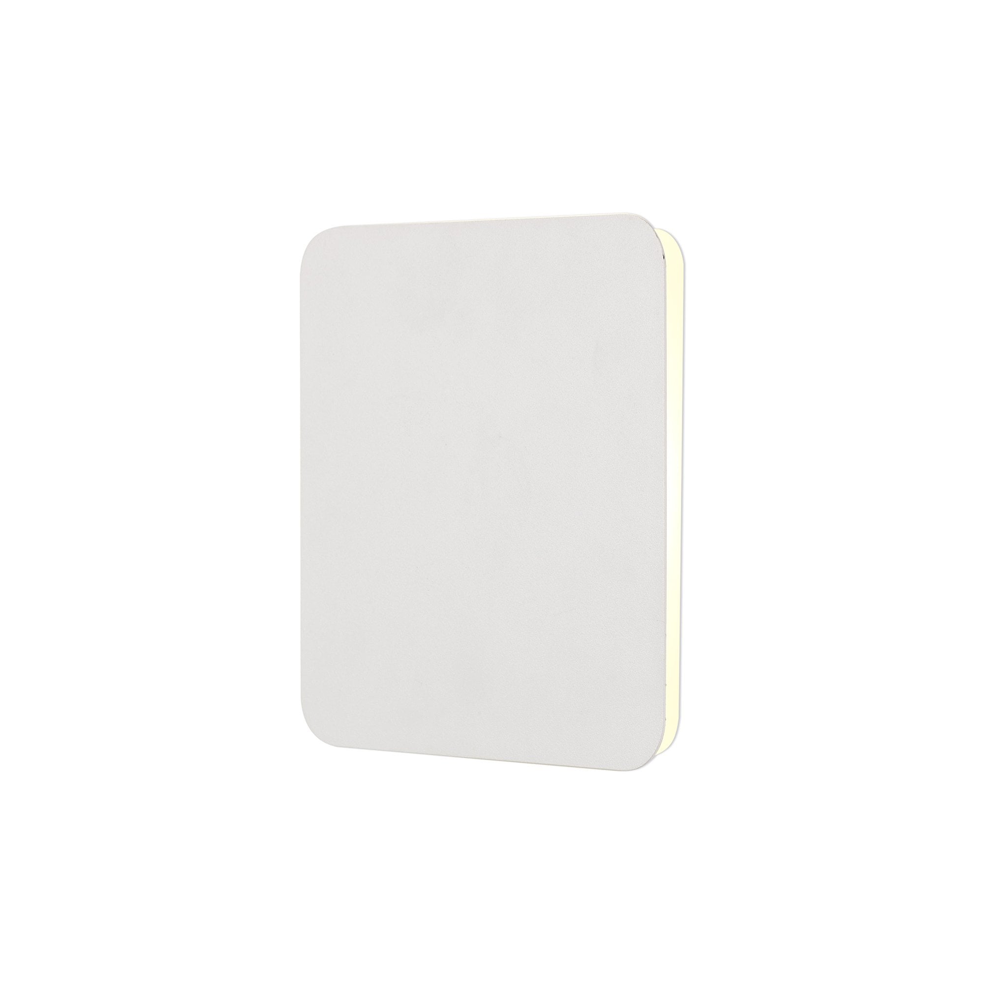NLK04039 Modena Magnetic Base Wall Lamp LED 20/19cm Square Centre Sand White/Acrylic Frosted Diffuser