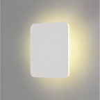 NLK04039 Modena Magnetic Base Wall Lamp LED 20/19cm Square Centre Sand White/Acrylic Frosted Diffuser