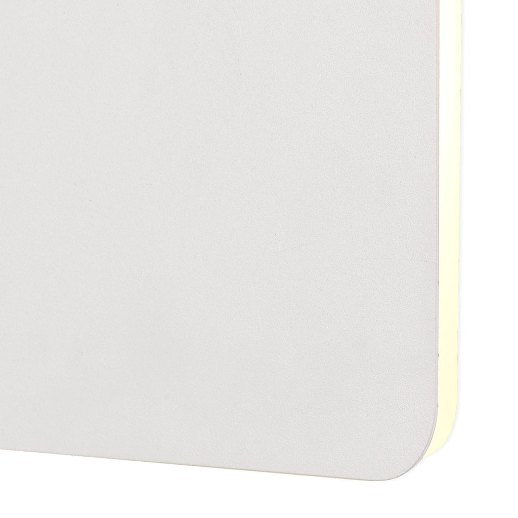 NLK04039 Modena Magnetic Base Wall Lamp LED 20/19cm Square Centre Sand White/Acrylic Frosted Diffuser
