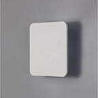 NLK04039 Modena Magnetic Base Wall Lamp LED 20/19cm Square Centre Sand White/Acrylic Frosted Diffuser